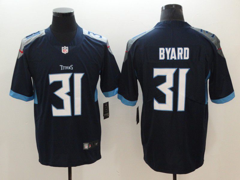 Men Tennessee Titans #31 Byard Dark Blue Nike Vapor Untouchable Limited NFL Jerseys